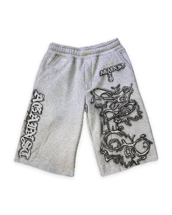 ATO Grey Airbrush Sweat Jorts