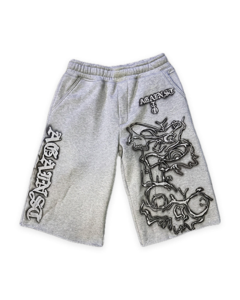 ATO Grey Airbrush Sweat Jorts