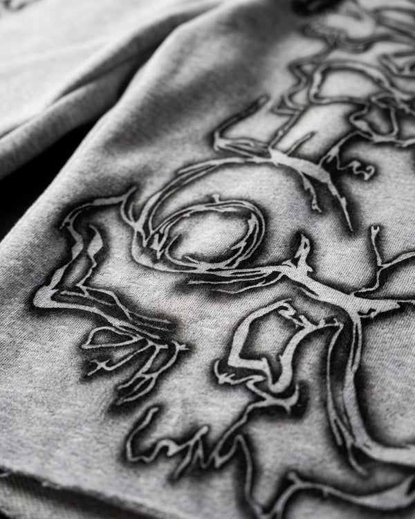 ATO Grey Airbrush Sweat Jorts