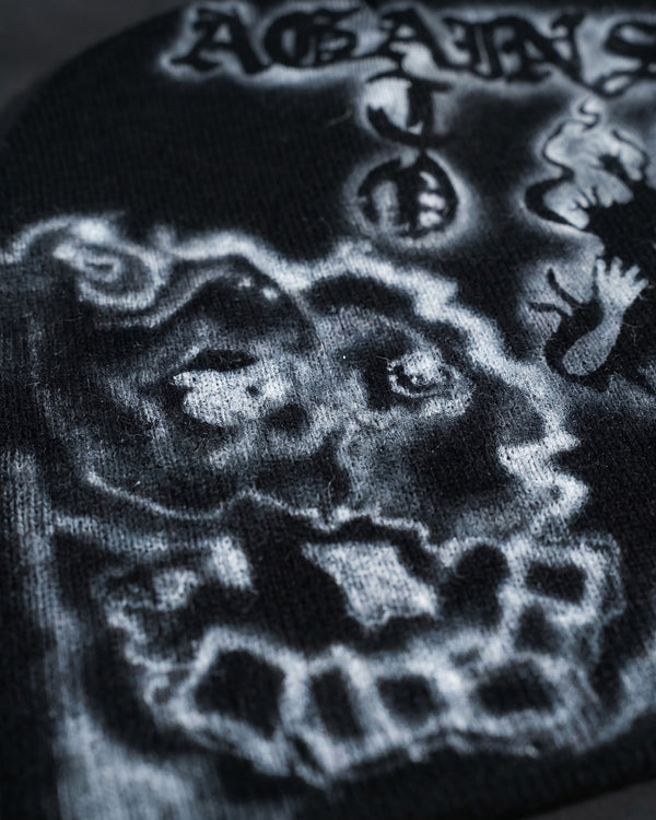ATO Airbrush Black Skeleton Beanie