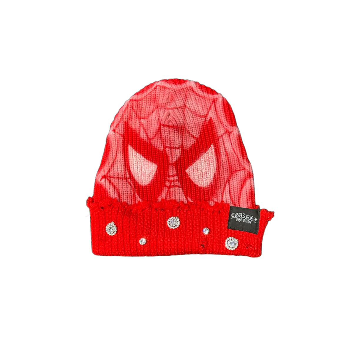 ATO Spider-Man Red Airbrushed Beanie