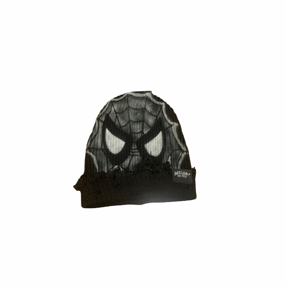 ATO Spider-Man Black Symbiote Distressed Beanie