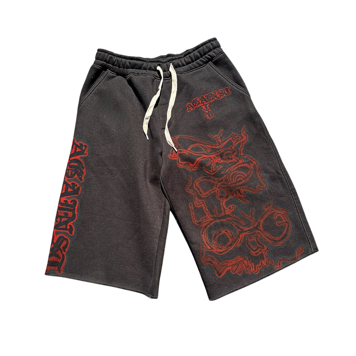 ATO Black Airbrush Sweat Jorts