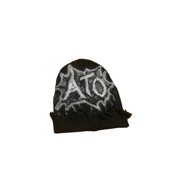 ATO Spider-Man Black Symbiote Airbrushed Beanie