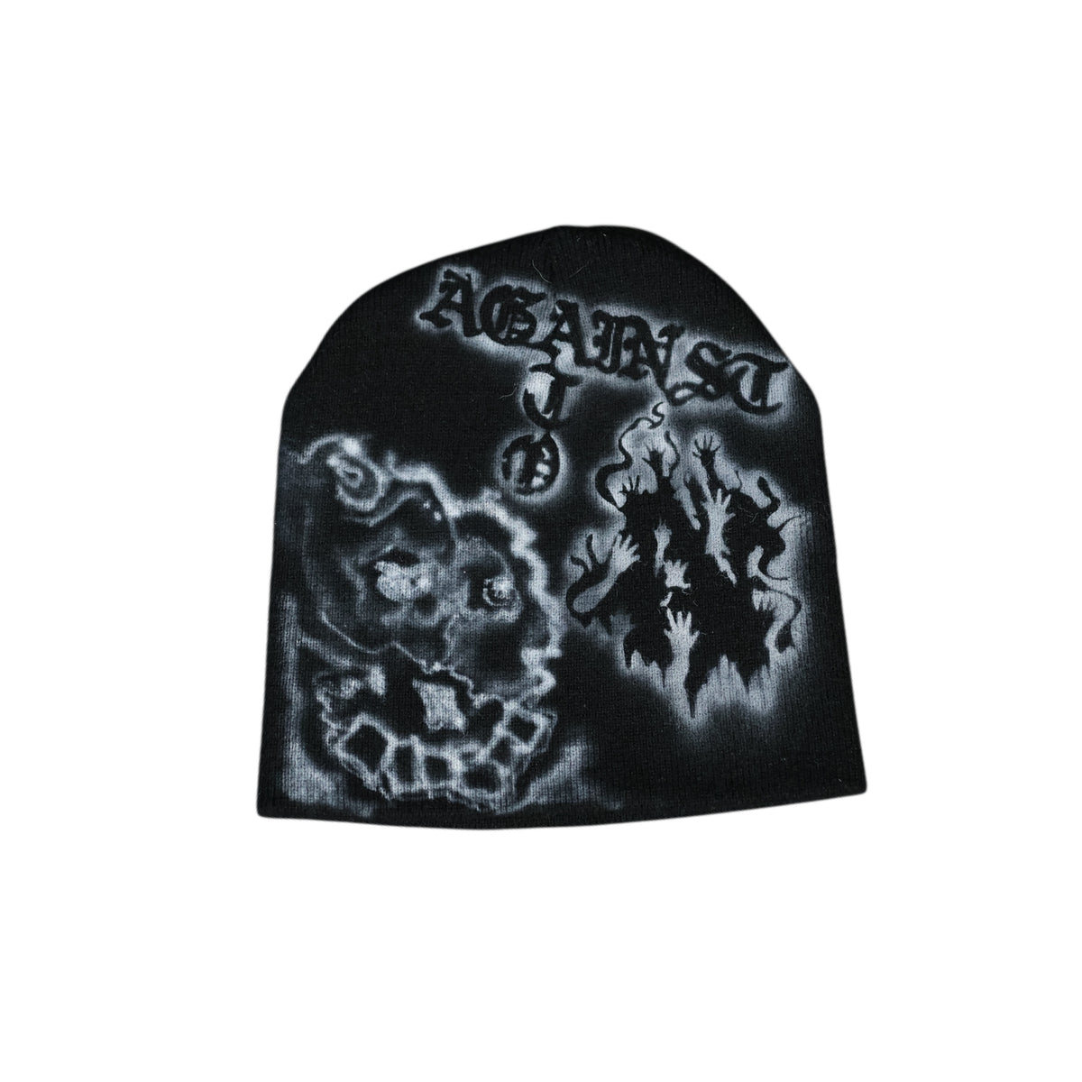 ATO Airbrush Black Skeleton Beanie