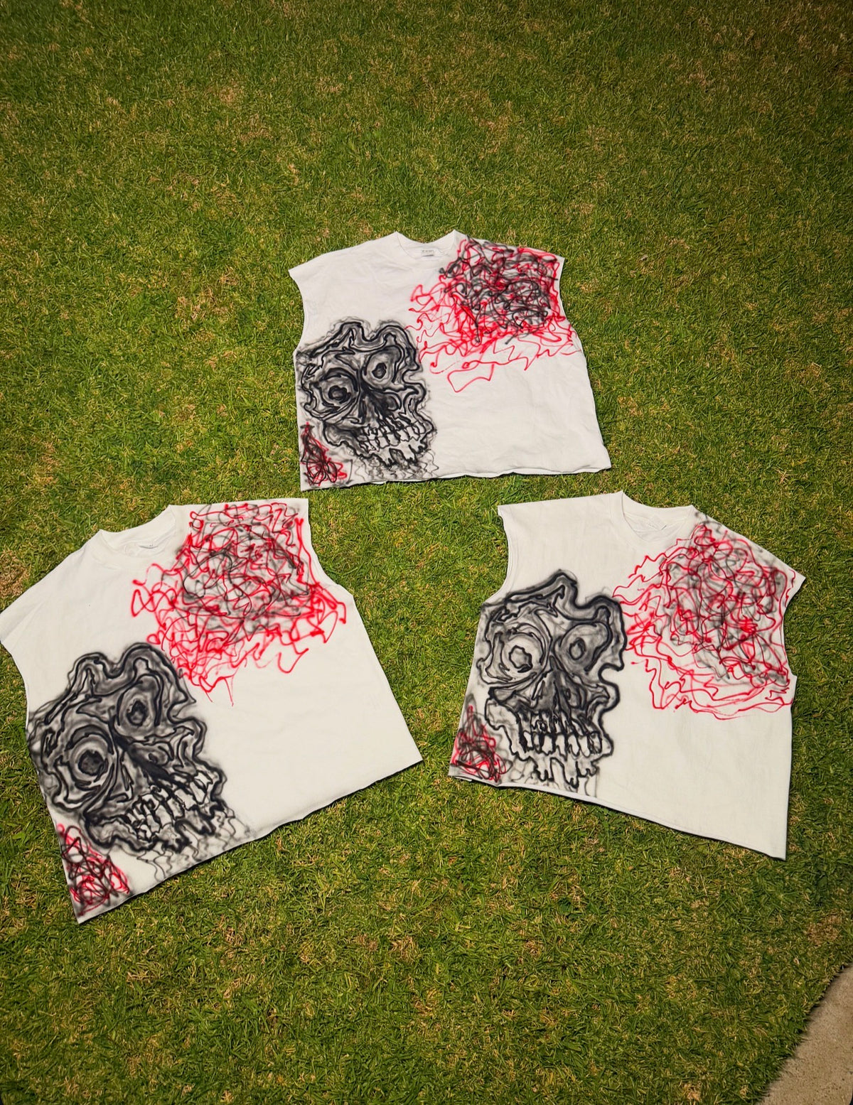 ATO Skeleton Cut-Sleeve Tee