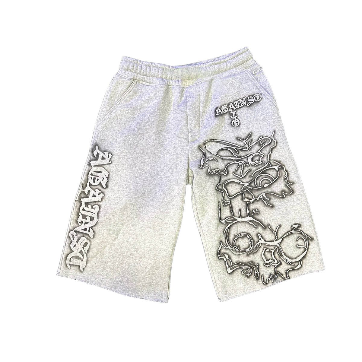 ATO Grey Airbrush Sweat Jorts